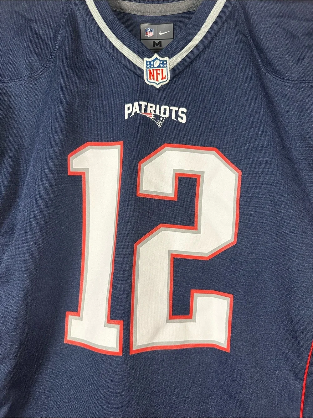 Tom Brady New England Patriots Nike Game Player Jersey  Boy's  Size 5/6 Medium